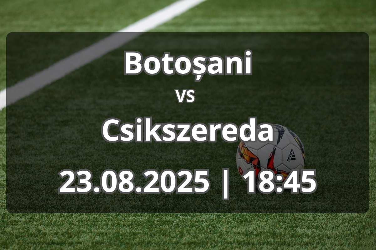 Botoșani – Csikszereda: avancronica duelului din 23 august