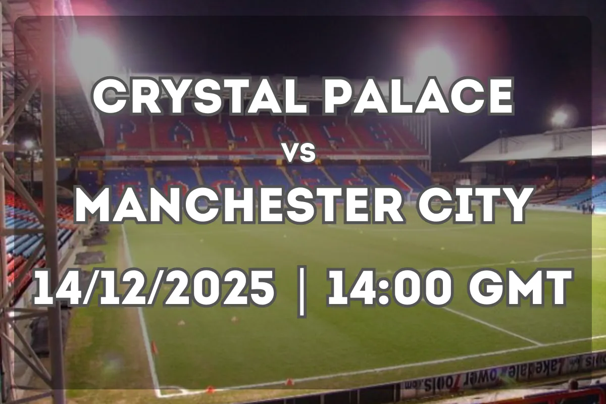 Crystal Palace vs Manchester City Preview and Match Forecast