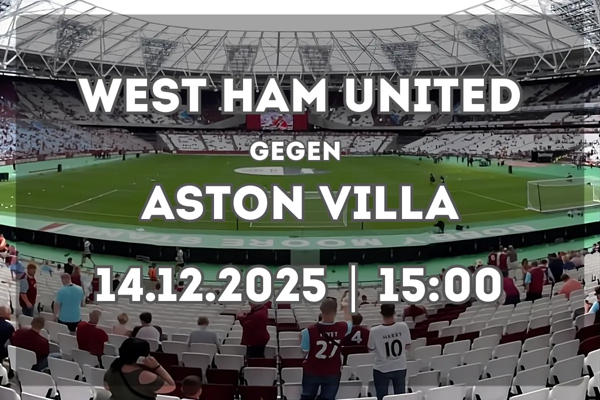 West Ham United – Aston Villa: Vorschau und Prognose (14.12.2025)