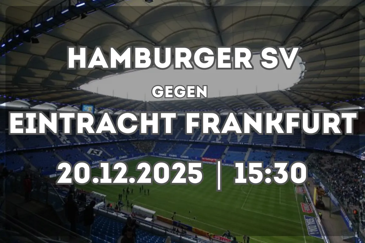 Prognose: Hamburger SV gegen Eintracht Frankfurt (20.12.2025, 15:30)
