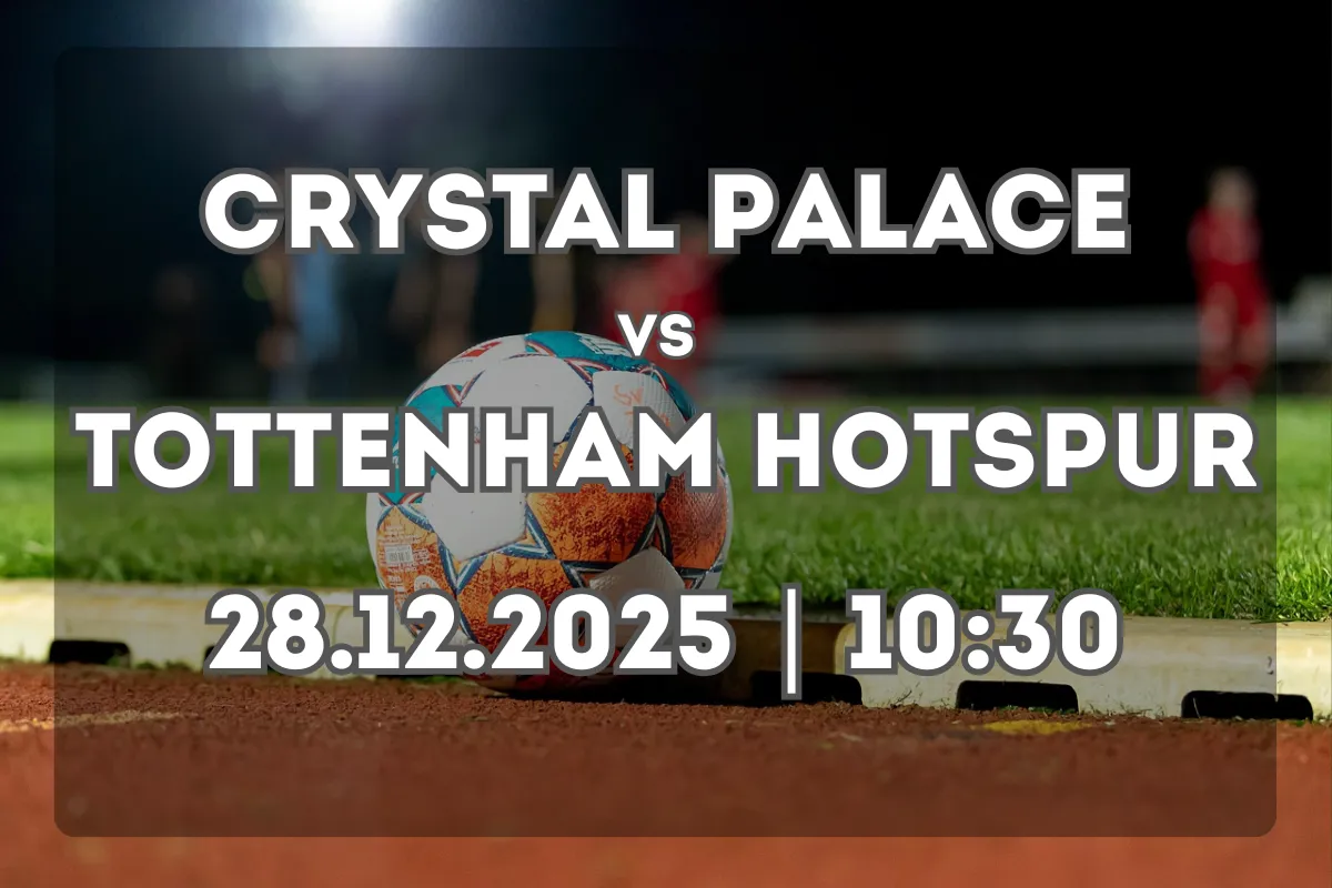 Crystal Palace y Tottenham Hotspur se enfrentan en Londres (28.12.2025 | 10:30)