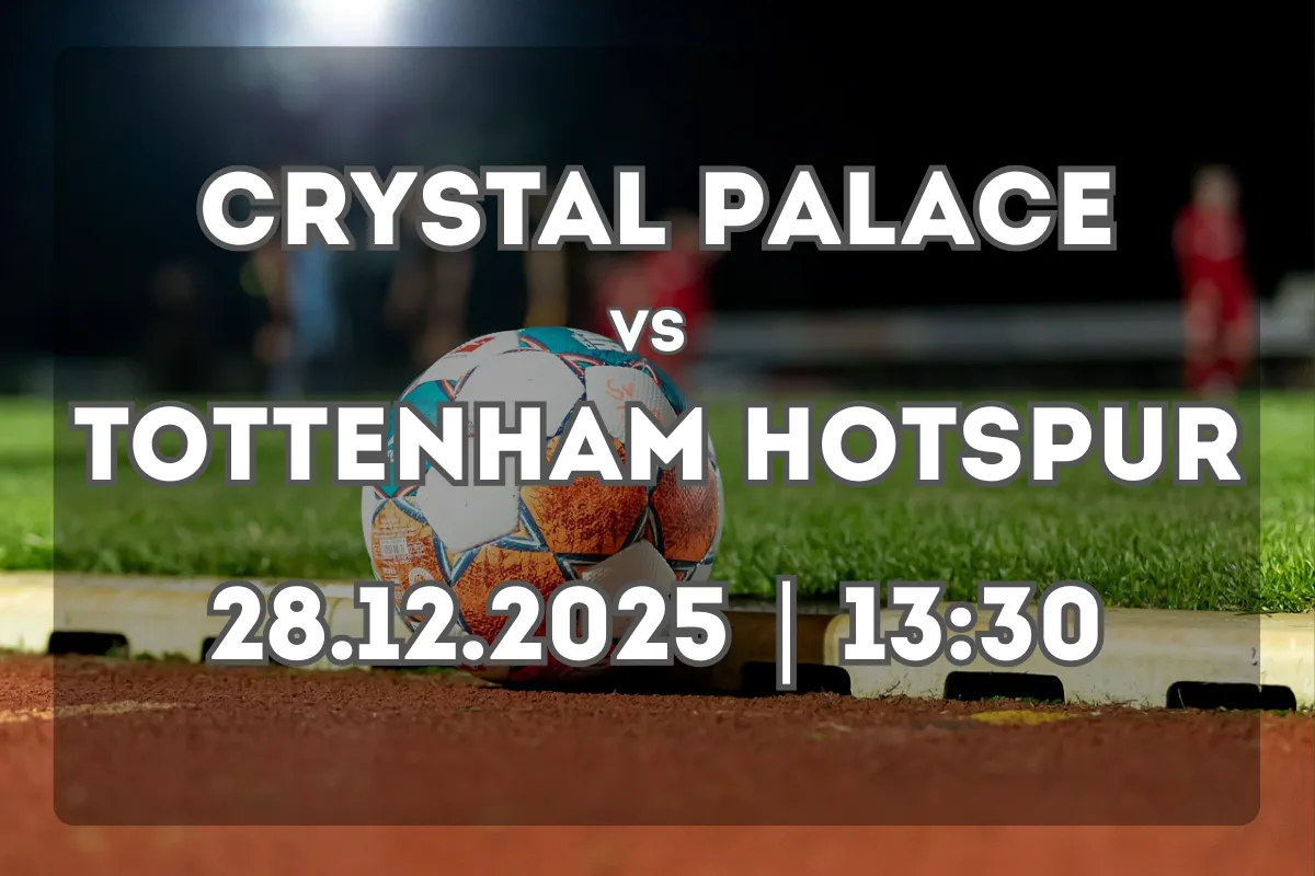 Crystal Palace x Tottenham: confronto equilibrado em Londres (28.12)