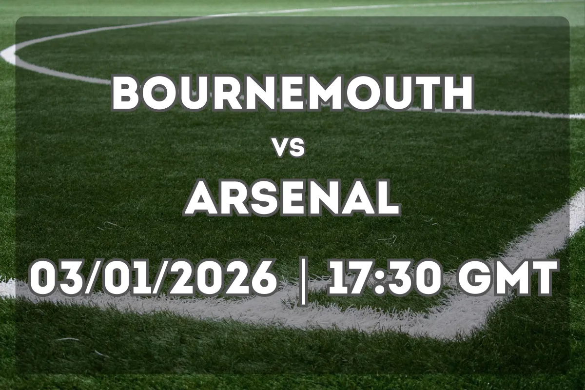 Bournemouth vs Arsenal (03/01/2026 | 17:30 GMT) – Full Match Outlook