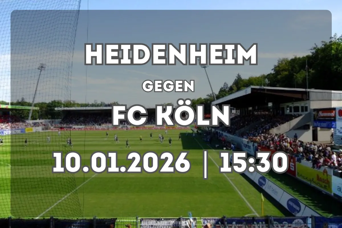 Heidenheim vs Köln: Analyse, Form und Prognose (10.01.2026)