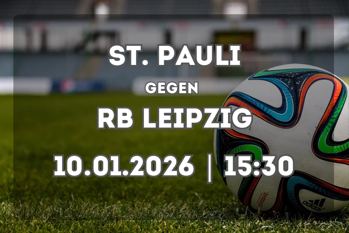 St. Pauli – RB Leipzig: Analyse und Spielprognose (10.01.2026)