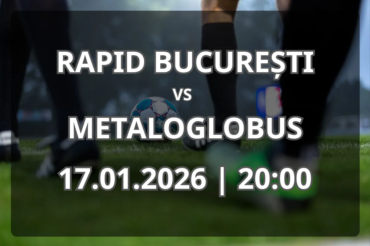 Rapid București – Metaloglobus București: Analiză și Previziune