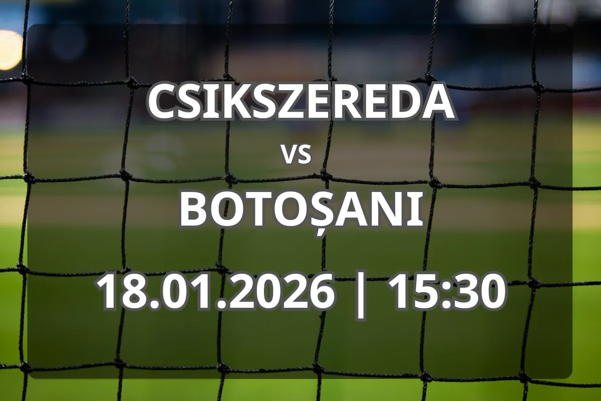 Analiză și pronostic: Csikszereda vs Botoșani (18.01.2026)