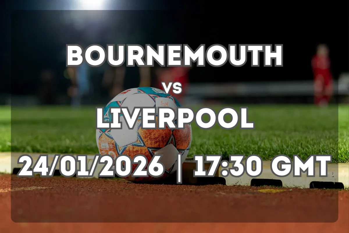Clash Between Bournemouth and Liverpool – Prediction for 24 January 2026
