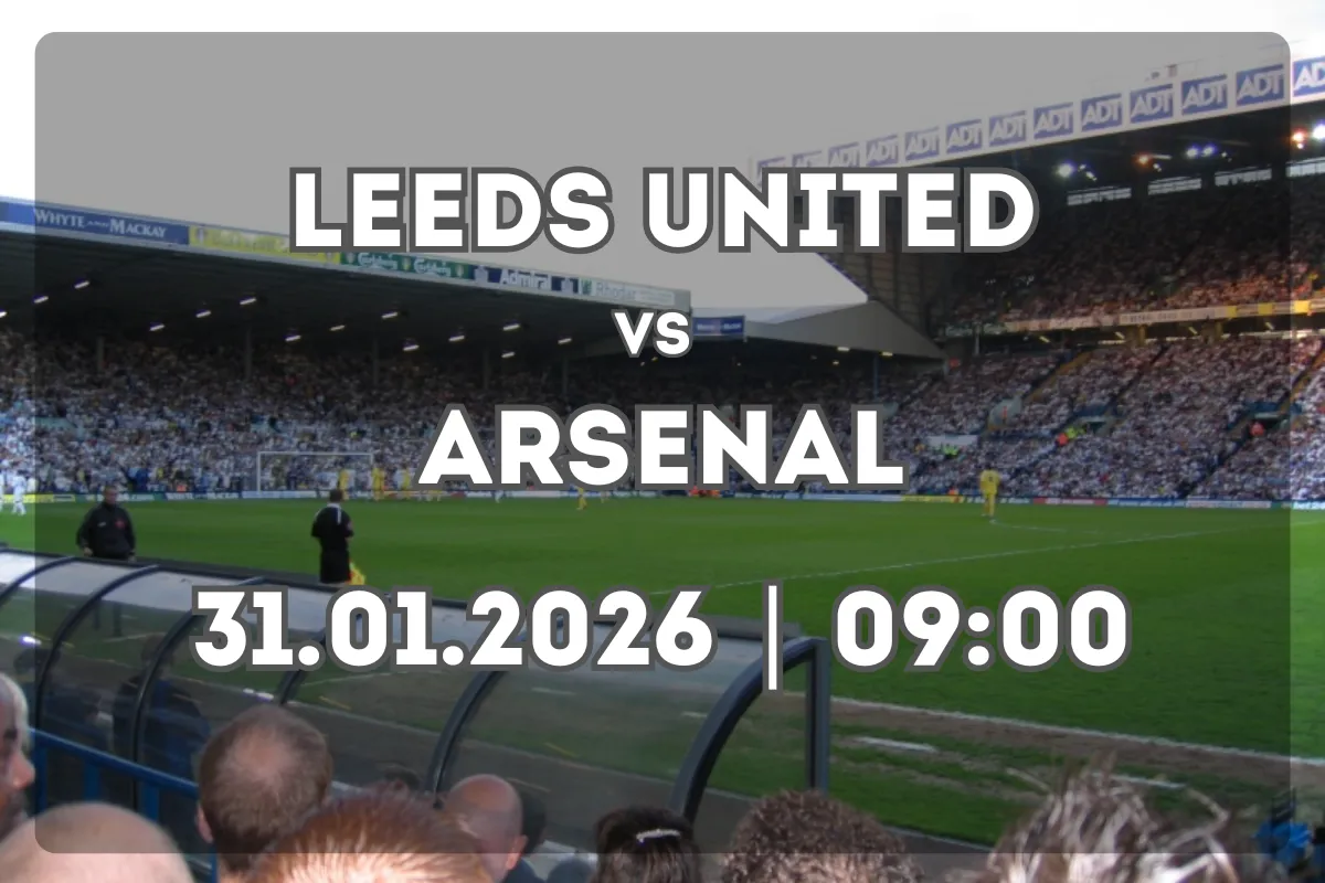 Pronóstico y estadísticas: Leeds United vs Arsenal (31.01.2026, 09:00)