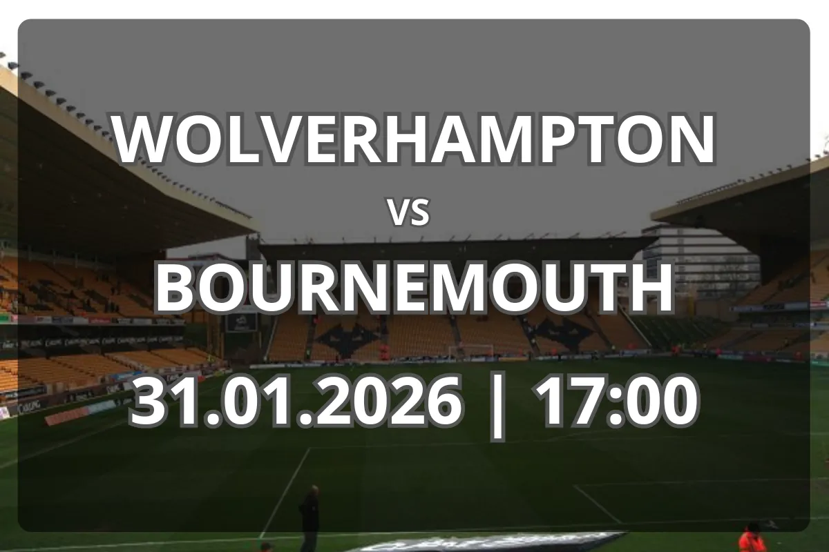 Pronostic: Wolverhampton Wanderers vs AFC Bournemouth (31.01.2026, 17:00)
