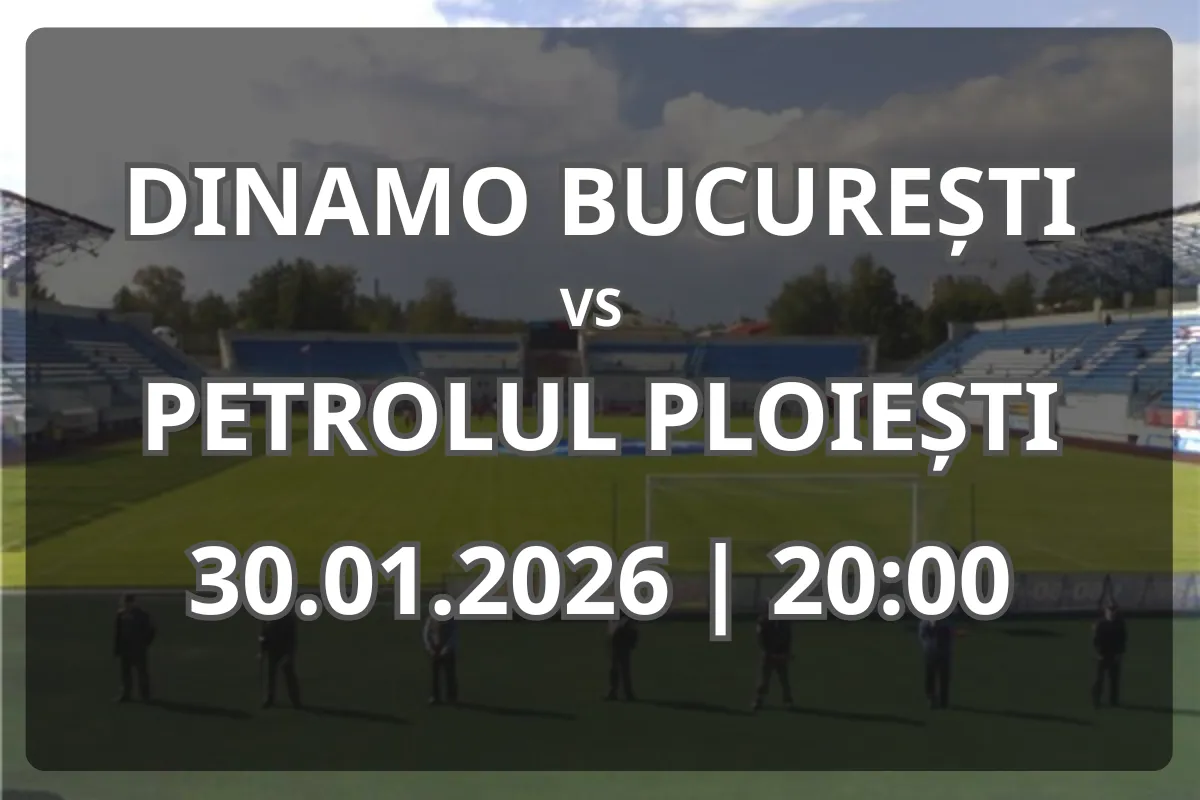 Dinamo București – Petrolul Ploiești: test dificil pentru oaspeți și analiză completă