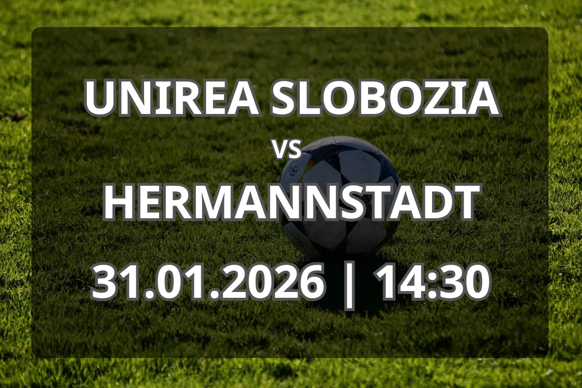 Perspective pentru Unirea Slobozia vs Hermannstadt (31.01.2026, 14:30)