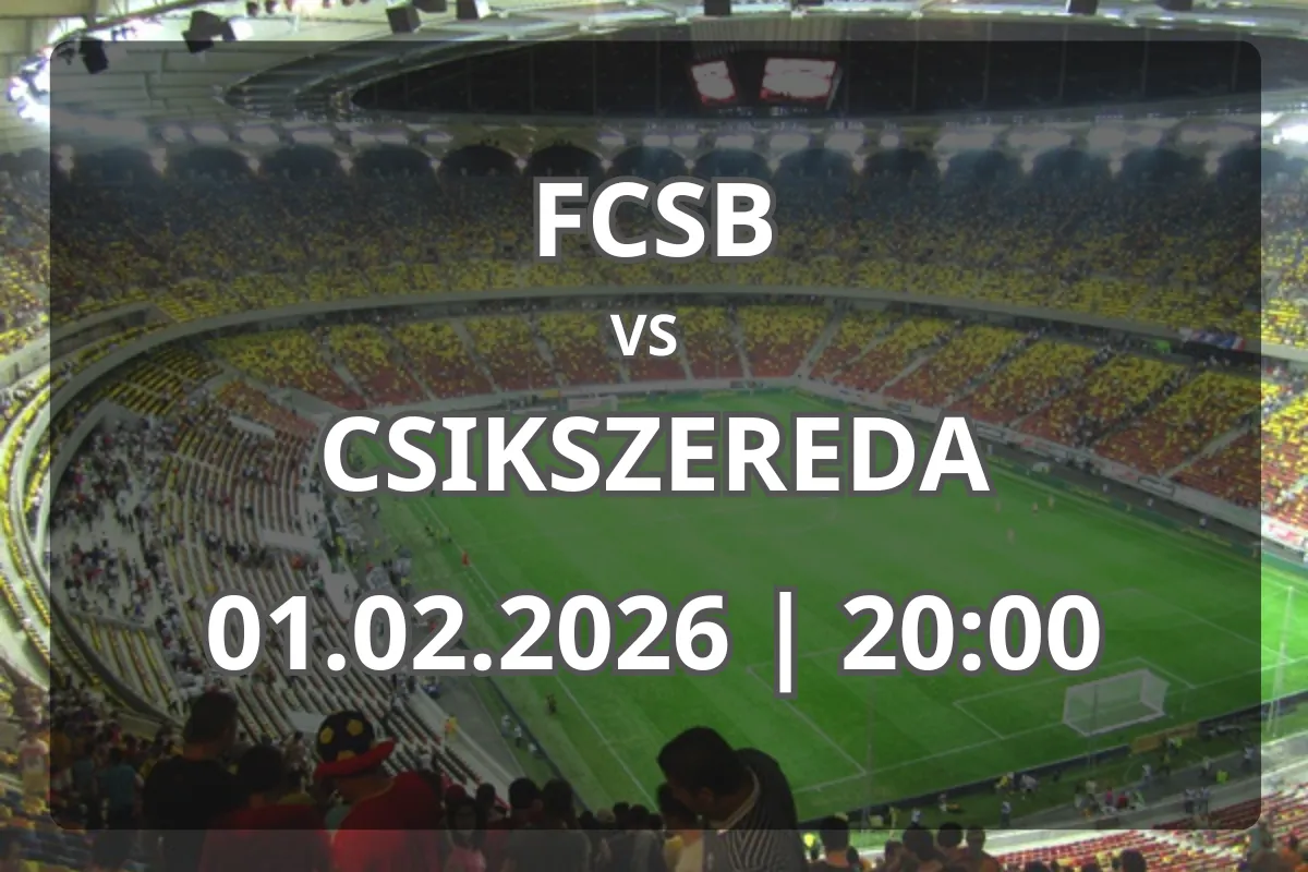 FCSB – Csikszereda: Pronostic și statistici esențiale