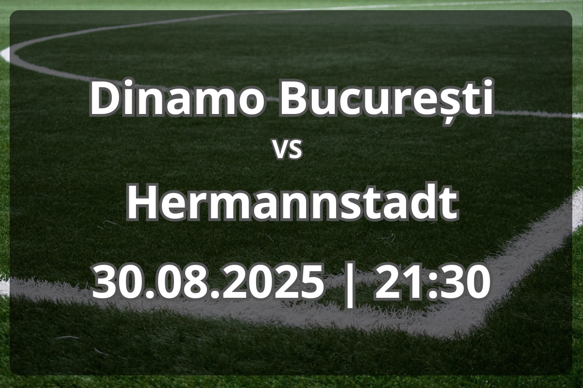 Dinamo București – Hermannstadt: avancronică și pronostic