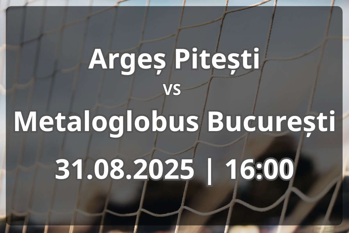 Argeș Pitești – Metaloglobus: avancronică și prognoză pentru duelul din Superliga