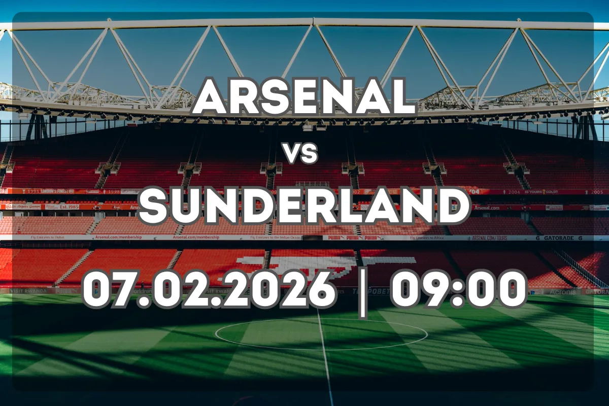 Previa y pronóstico de Arsenal – Sunderland (07.02.2026)