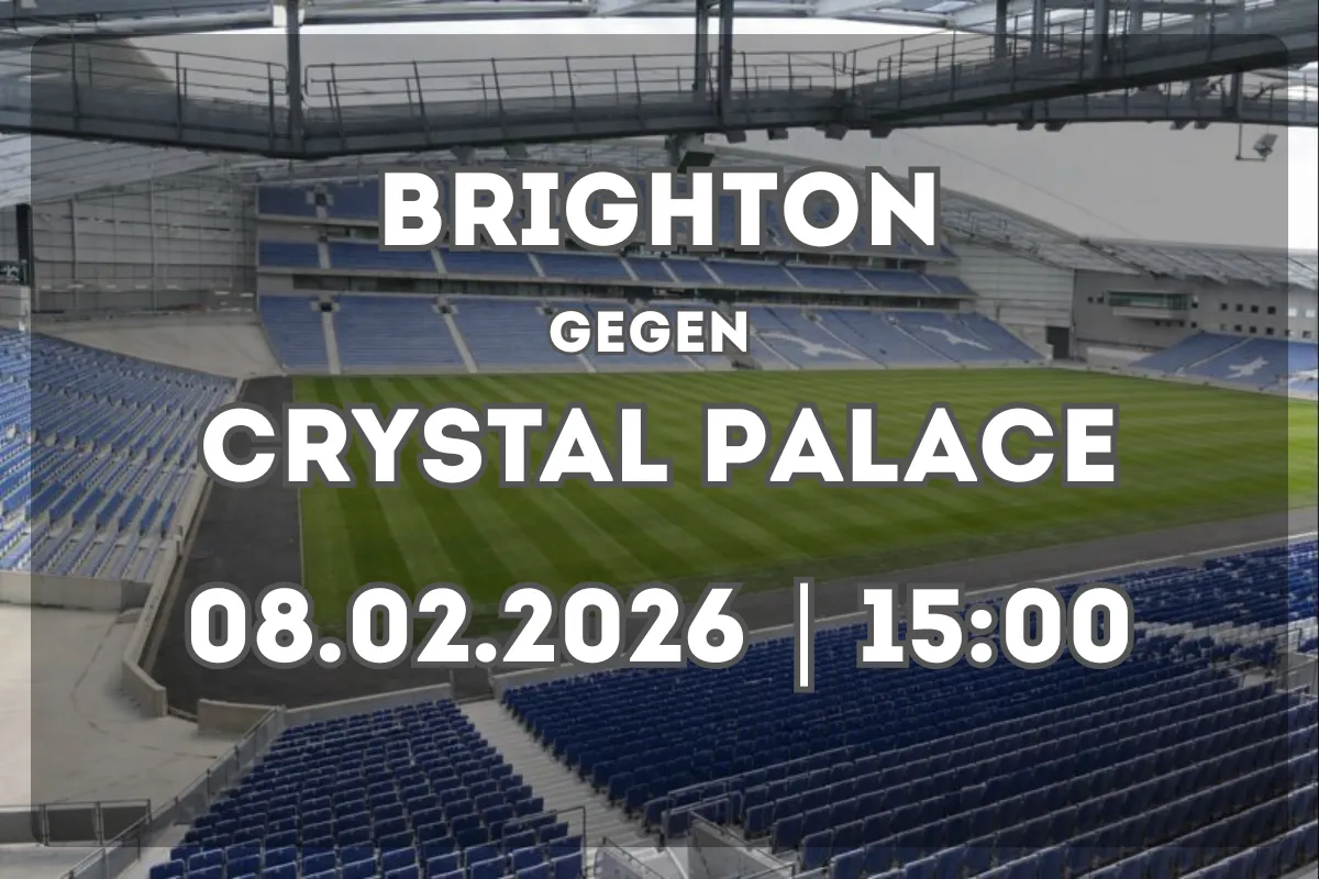 Vorschau und Prognose für Brighton & Hove Albion – Crystal Palace (08.02.2026)