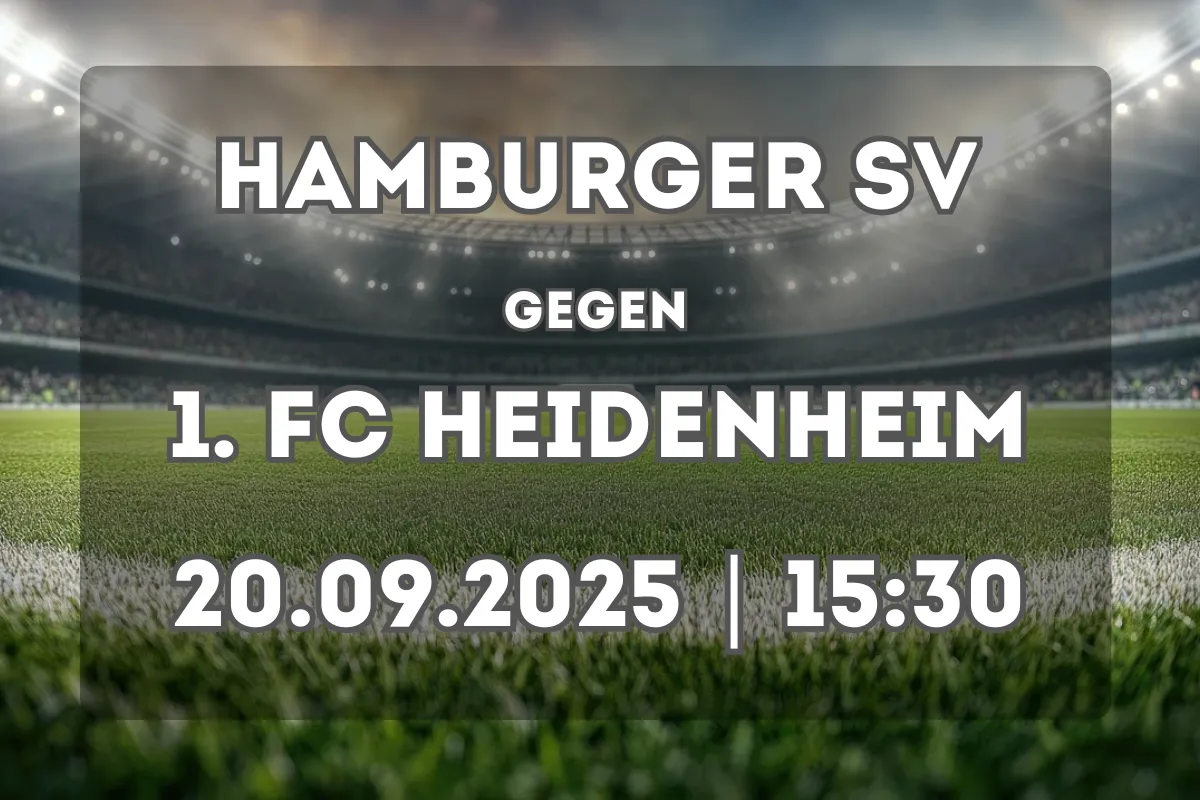 HSV – Heidenheim: Analyse und Prognose (20.09.2025, 15:30 Uhr)