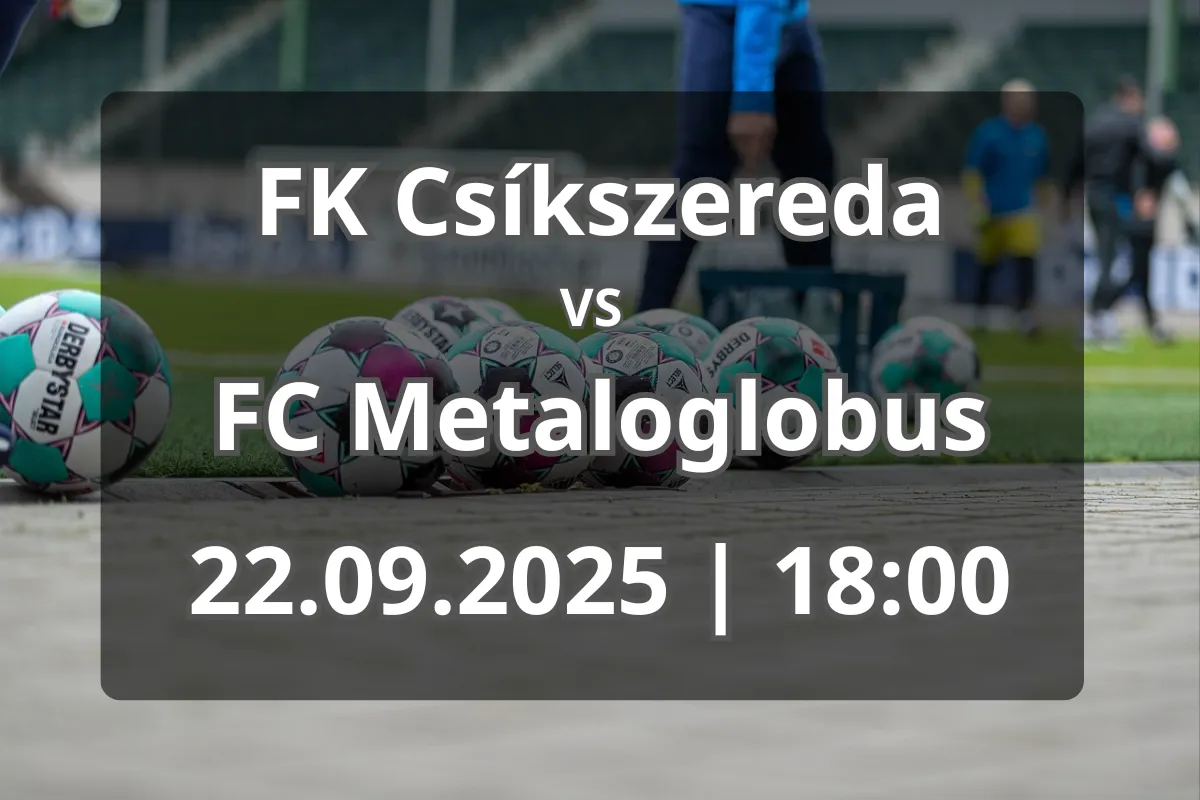 Csíkszereda vs Metaloglobus: analiză și pronostic pentru 22.09.2025