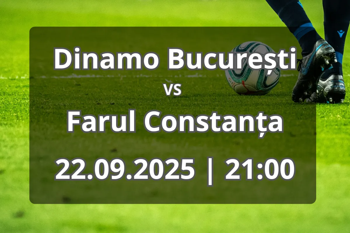 Dinamo București – Farul Constanța: Duel echilibrat în Superliga