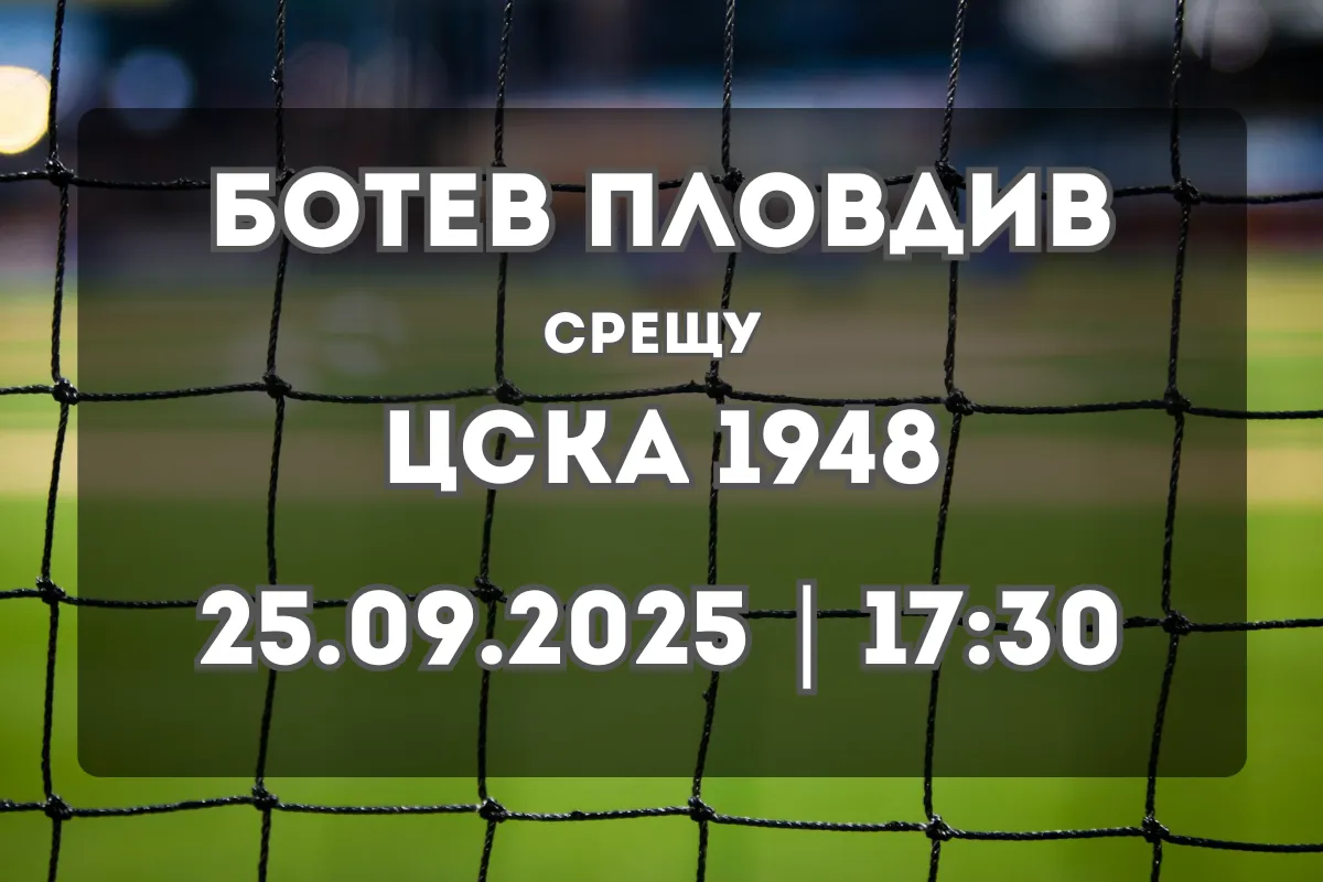 Преглед и прогноза за Ботев Пловдив – ЦСКА 1948 (25.09.2025)