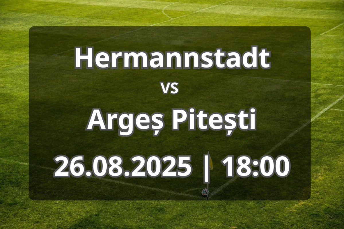 Hermannstadt – Argeș Pitești: Analiză și pronostic