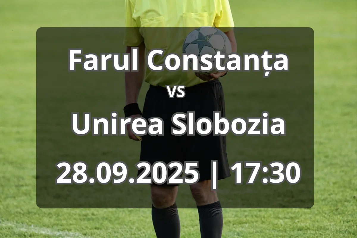 Farul Constanța – Unirea Slobozia: Duel echilibrat pe litoral