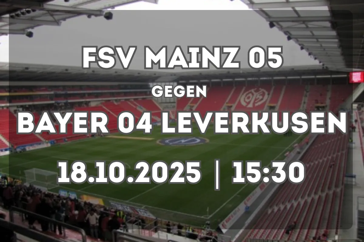 Prognose: FSV Mainz 05 – Bayer 04 Leverkusen (18.10.2025, 15:30 Uhr)