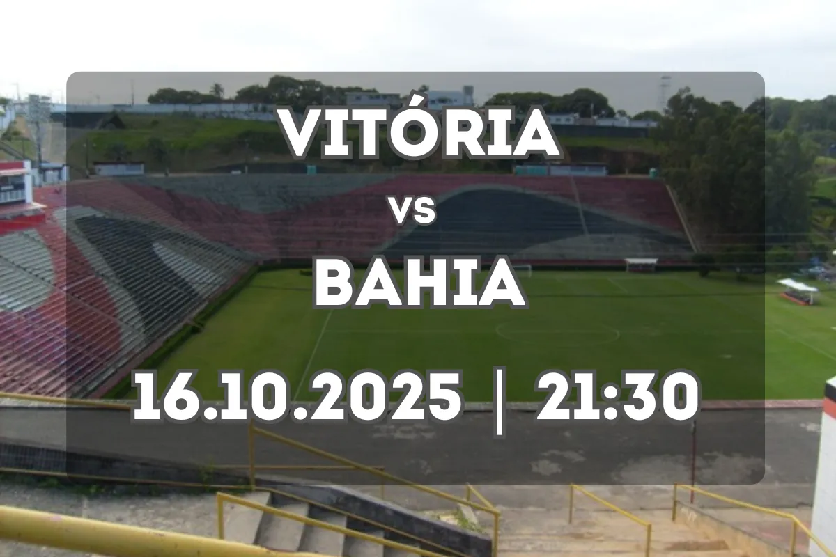 Vitória x Bahia: clássico no Barradão promete emoção e tensão pelo Brasileirão