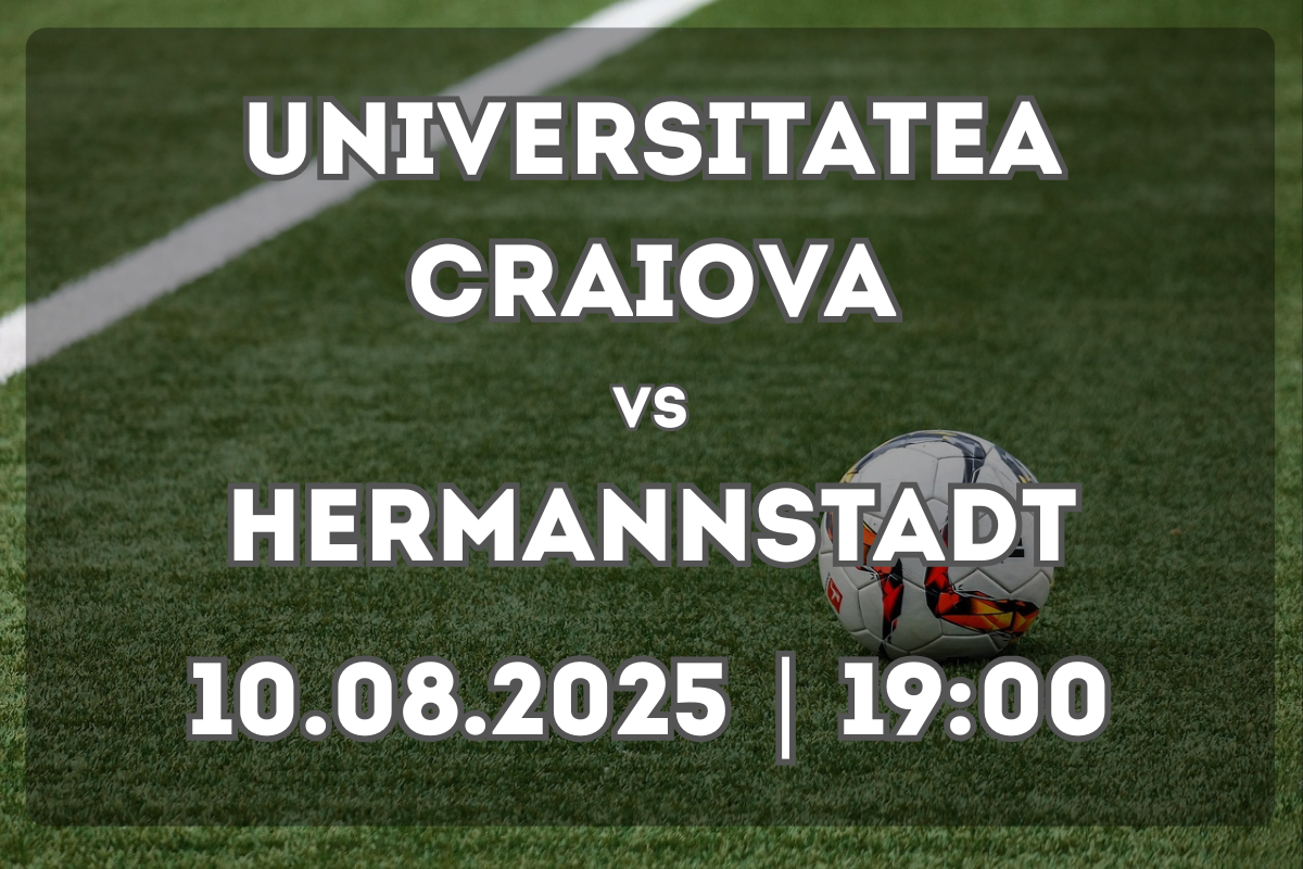 Pronostic și analiză: Universitatea Craiova vs Hermannstadt (10.08.2025)