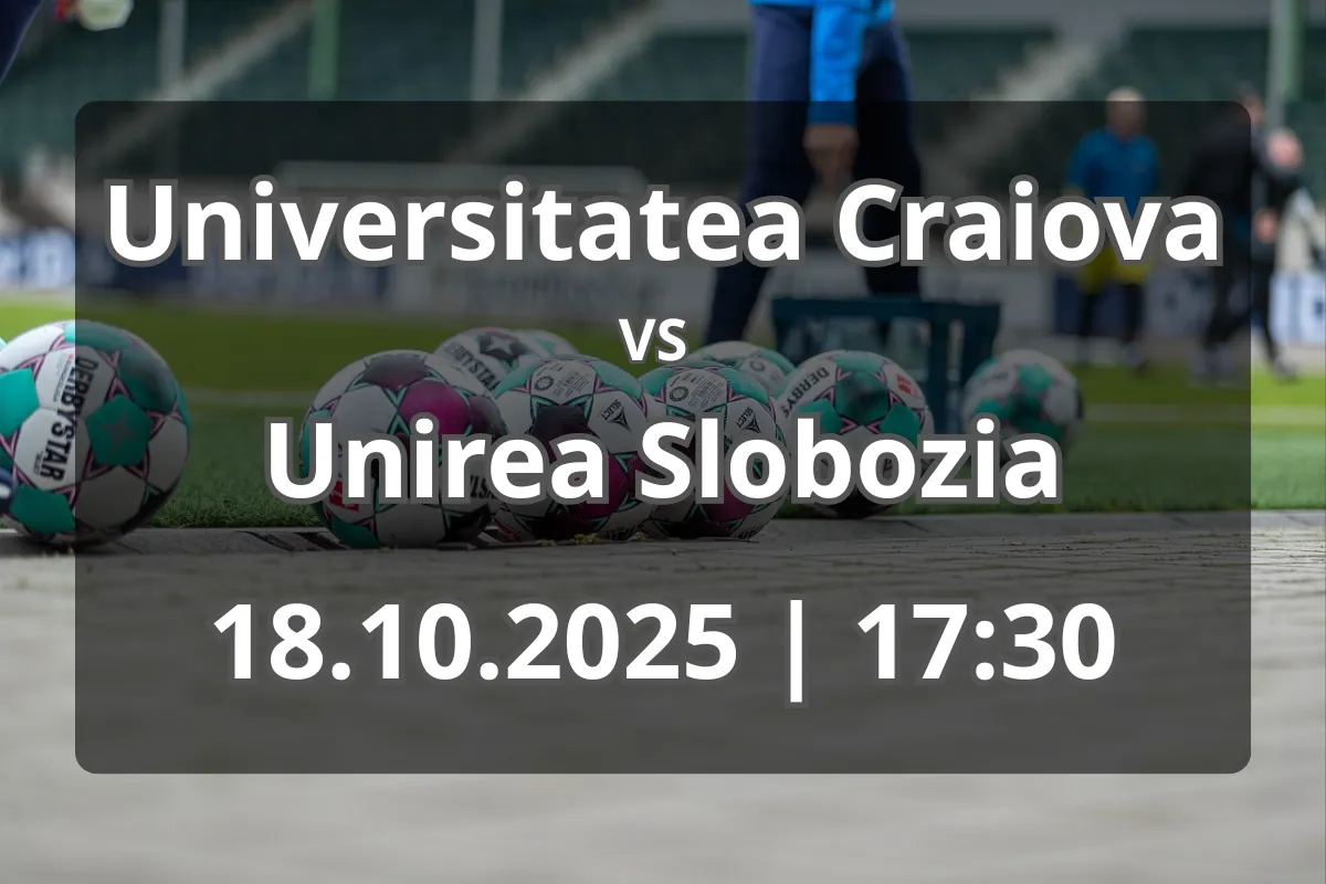 Universitatea Craiova vs Unirea Slobozia: previzualizare și analiză completă