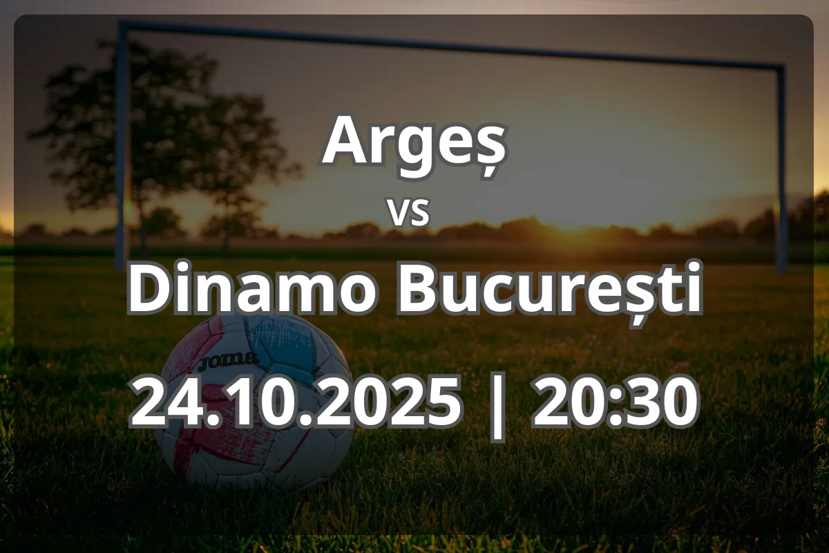 Argeș – Dinamo București: Pronostic și statistici esențiale