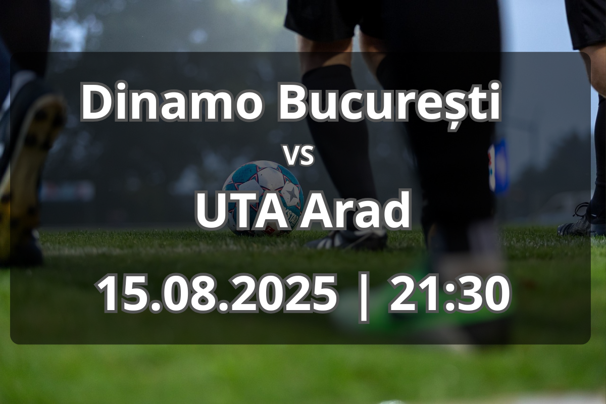Dinamo București – UTA Arad: duel echilibrat în runda a șasea