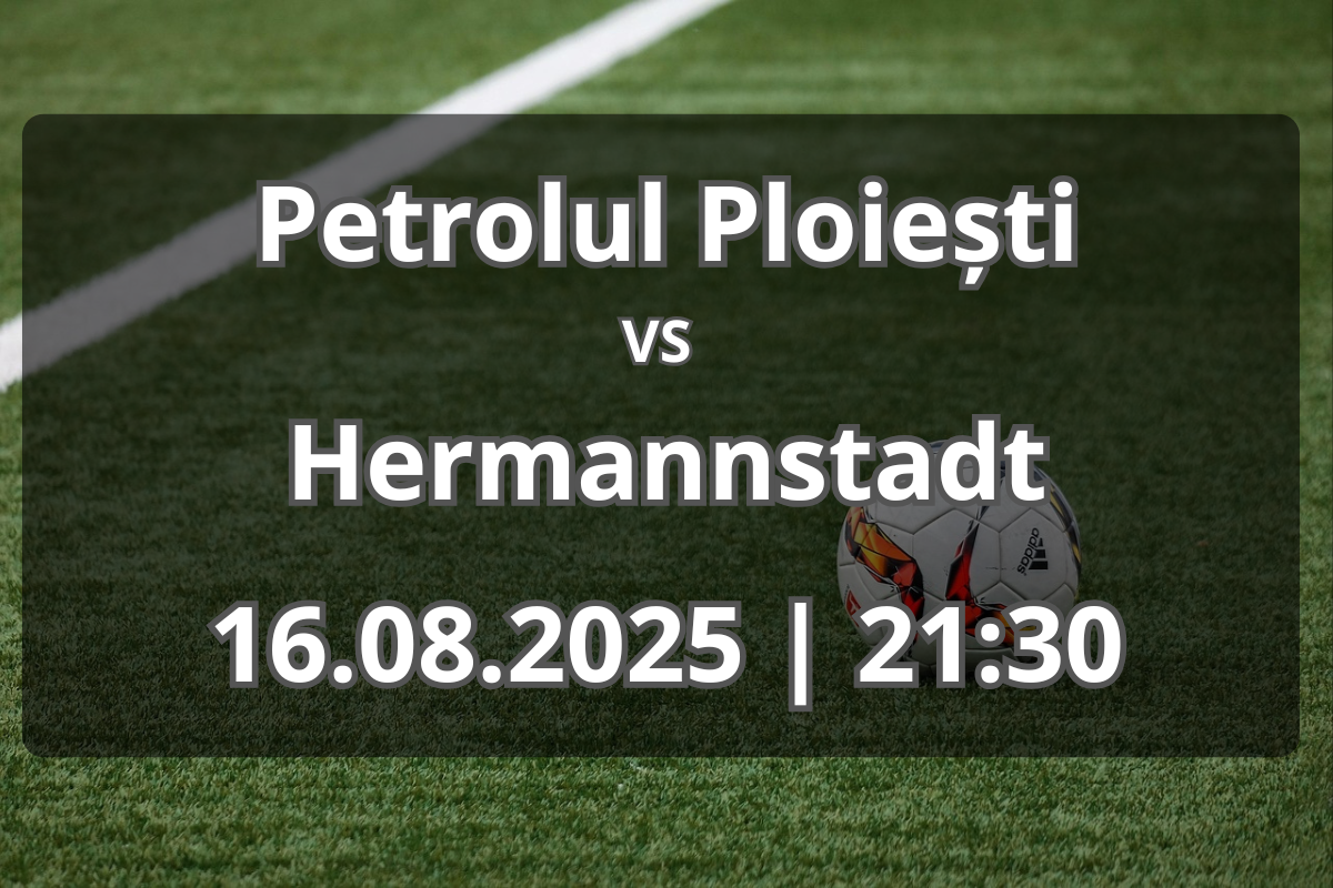 Petrolul Ploiești – Hermannstadt: avancronică și pronostic (16.08.2025, 21:30)