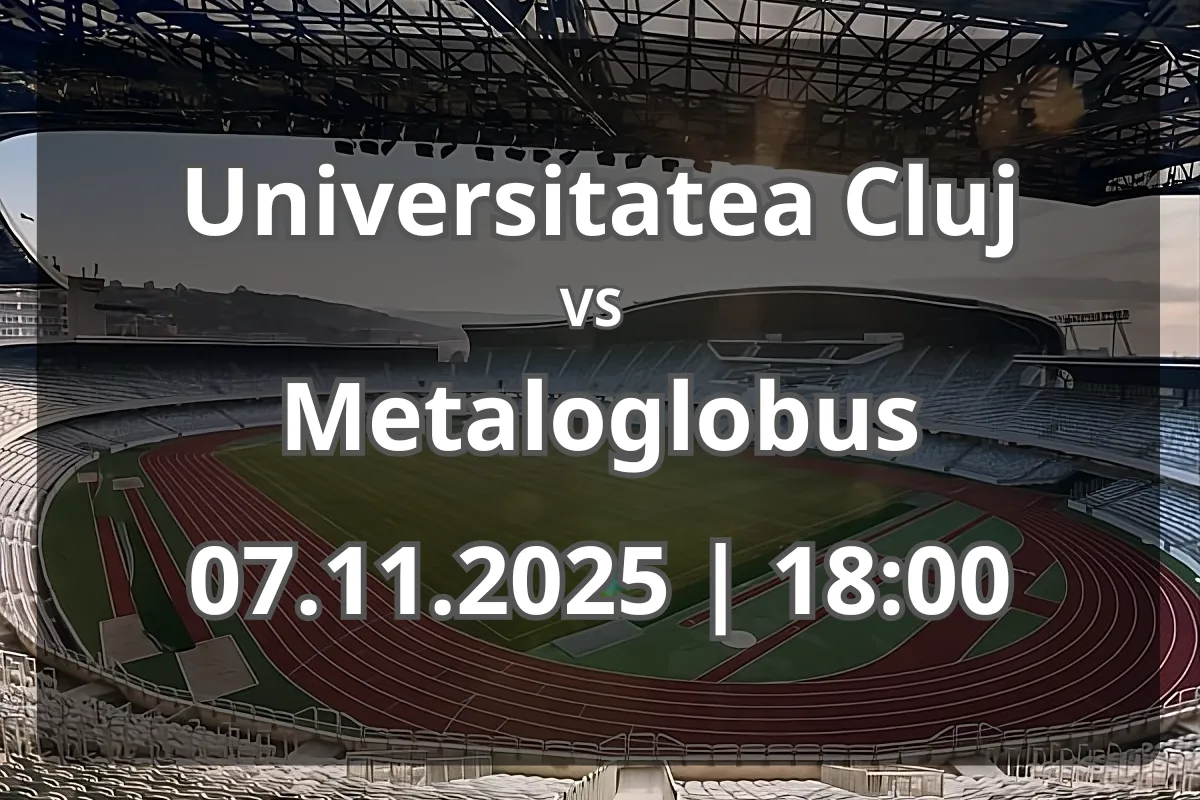 Universitatea Cluj vs Metaloglobus: analiză și pronostic (07.11.2025)
