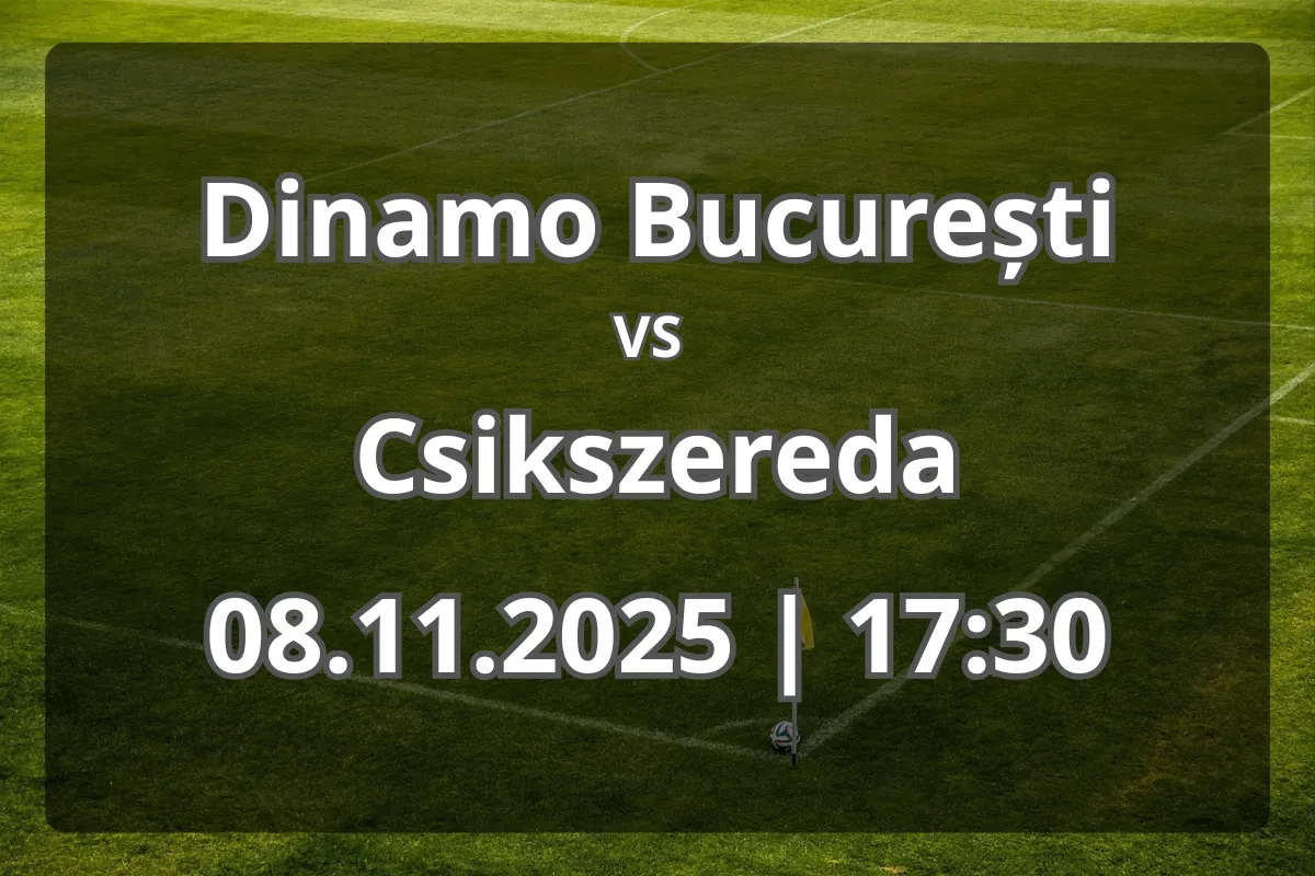 Pronostic: Dinamo București vs Csikszereda (08.11.2025, 17:30)