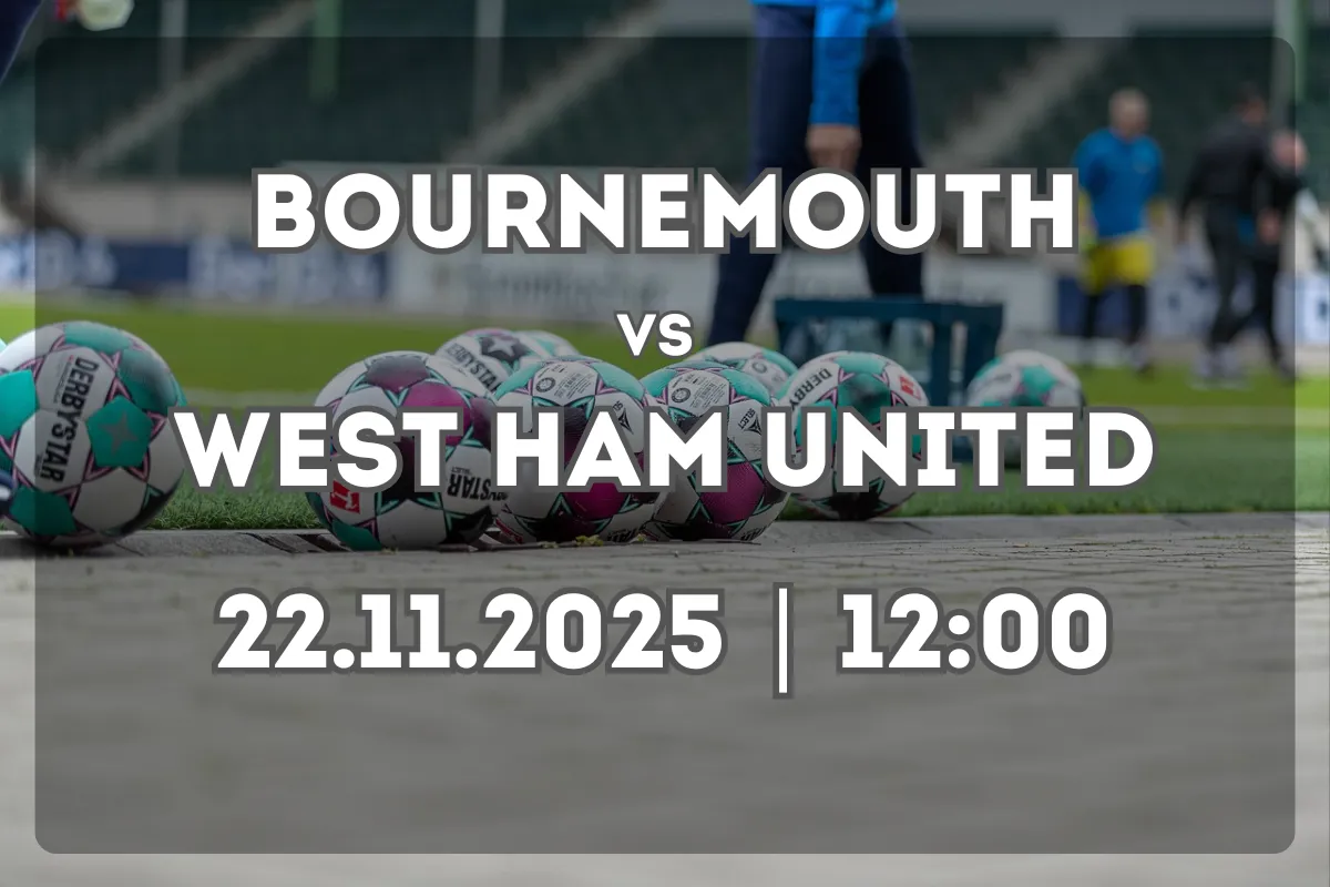 Bournemouth e West Ham em duelo equilibrado pela Premier League