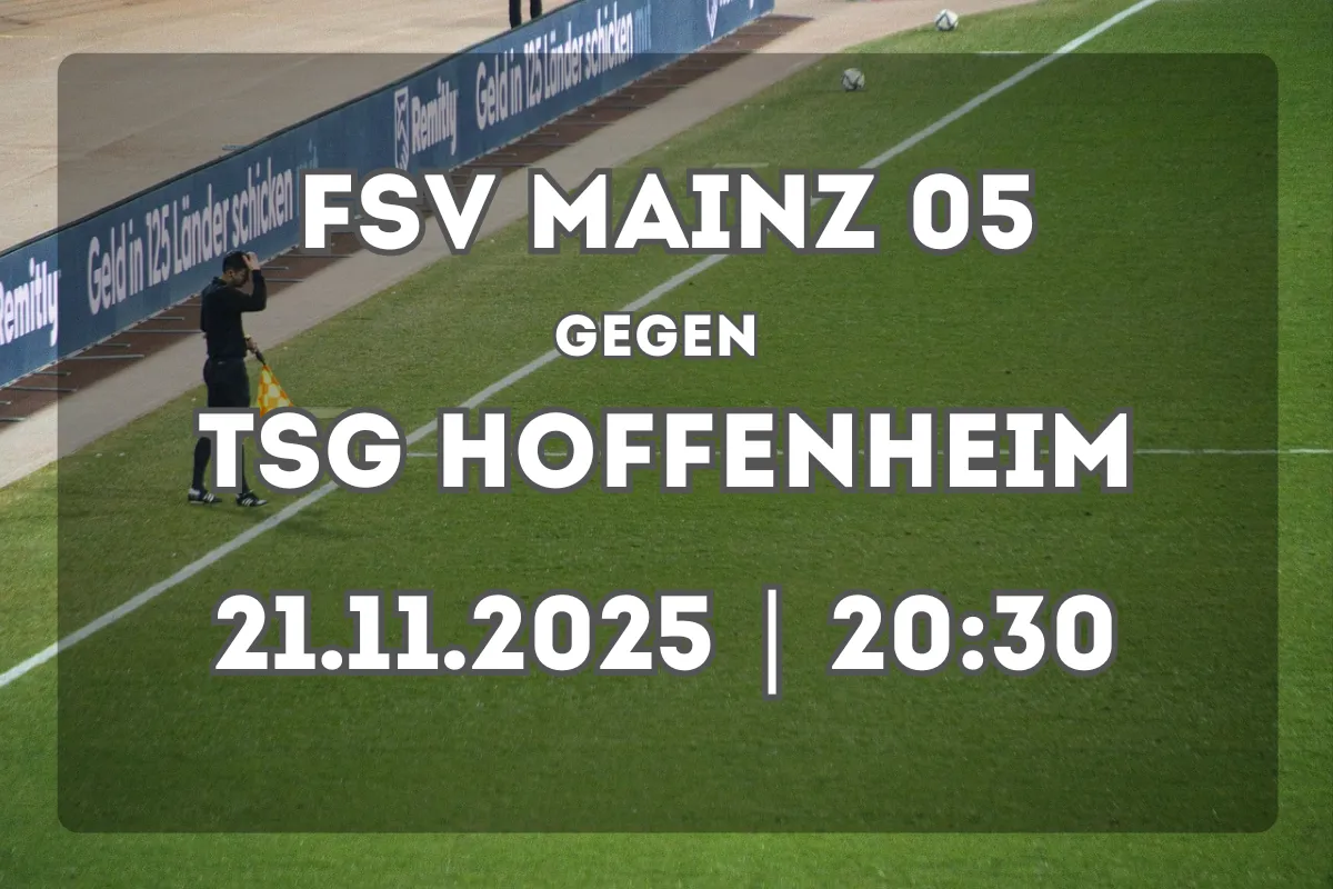 Prognose: FSV Mainz 05 gegen TSG Hoffenheim (21.11.2025, 20:30)
