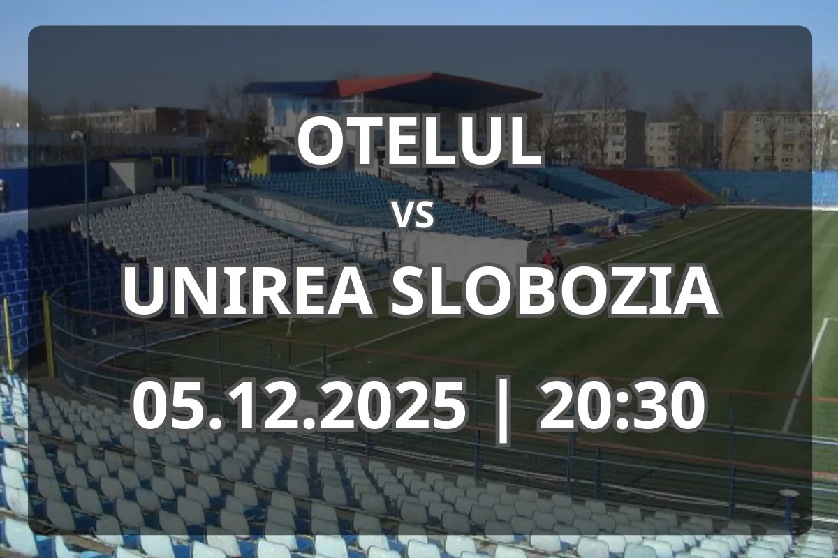 Oțelul – Unirea Slobozia: duel echilibrat în Superliga
