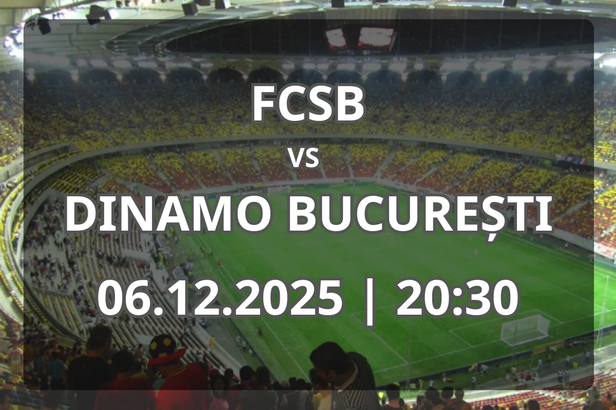 Derby FCSB vs Dinamo București (06.12.2025, 20:30) – Analiză și Pronostic