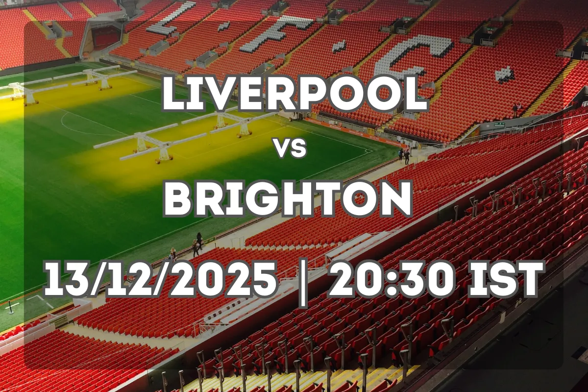Liverpool vs Brighton: Premier League Battle at Anfield
