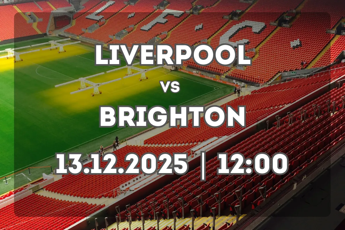 Liverpool x Brighton: duelo equilibrado em Anfield (13.12.2025)